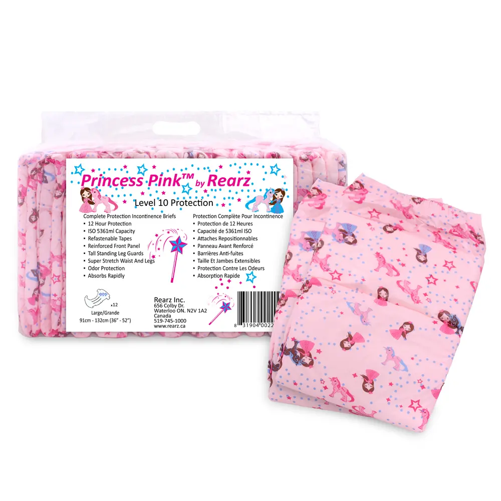 Rearz Princess Pink Adult Diapers