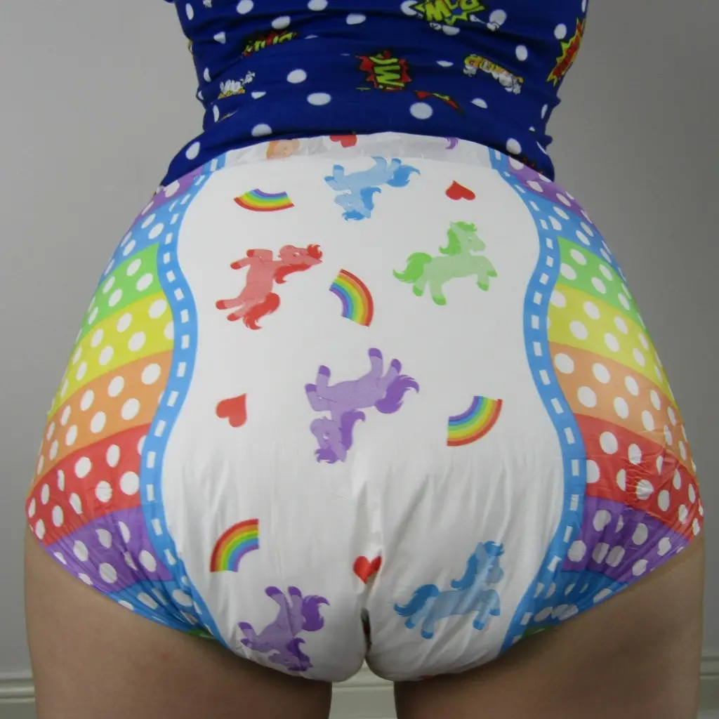 Rainbow Pride Adult Diapers