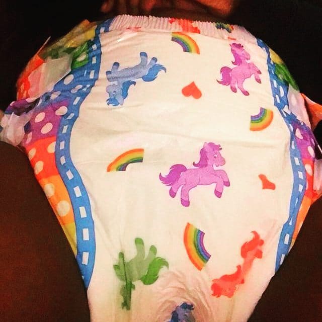 @babykoalie is hanging out in her Rainbow Pride diapers. How are YOU spending your weekend?