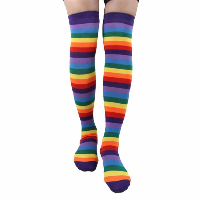 Rainbow Over The Knee Socks ⋆ ABDL Company